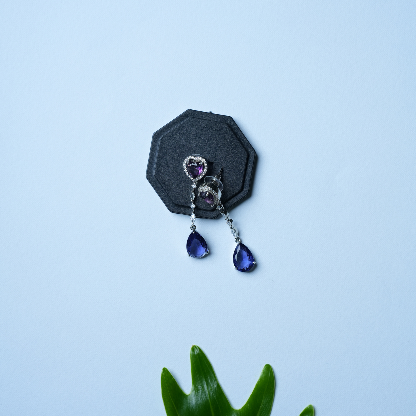 Graceful Lavender American Diamond Jewelry Set – Shine Bright